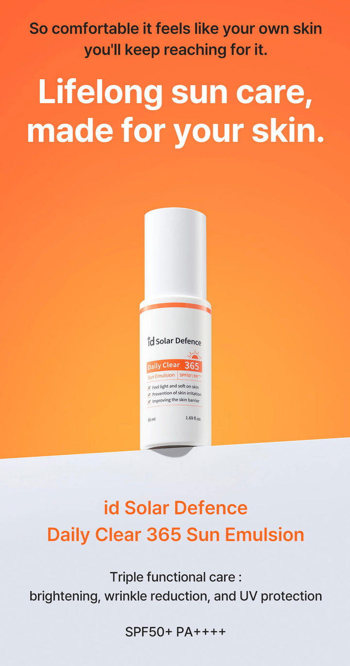IdPLACOSMETICS ID SOLAR DEFENCE DAILY CLEAR 365 SUN EMULSION SPF50+ 5