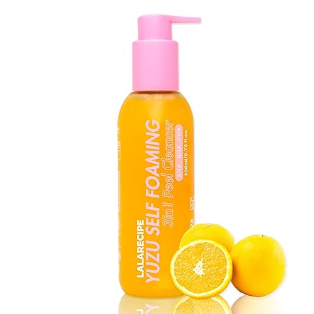 LALARECIPE Yuzu Self Foaming 3-in-1 Peel Cleanser 200ml
