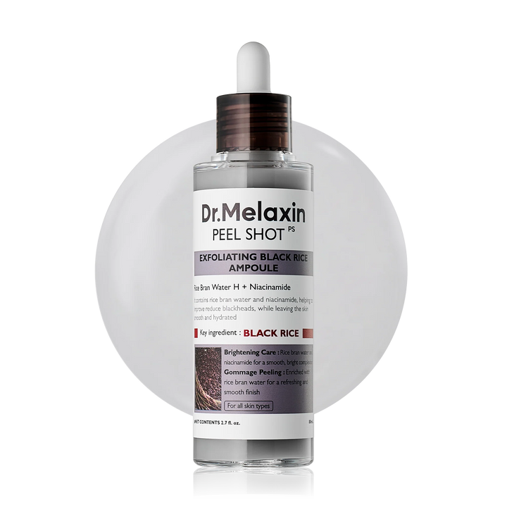 Dr.Melaxin Peel Shot Exfoliating Black Rice Ampoule [80ml]