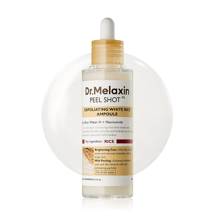 Dr.Melaxin Peel Shot Exfoliating White Rice Ampoule [80ml]