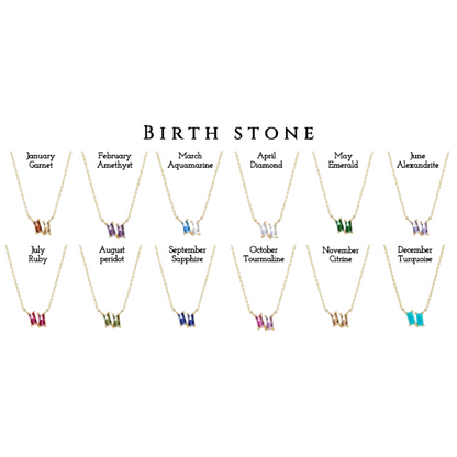 Birth Stone Necklace - UJUGLOW