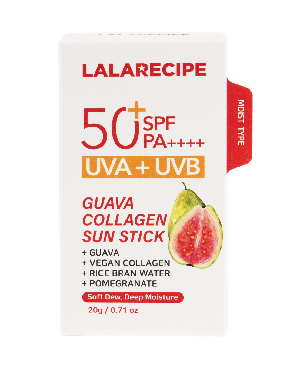LALARECIPE Guava Collagen Sun Stick SPF50+ PA++++ 20g
