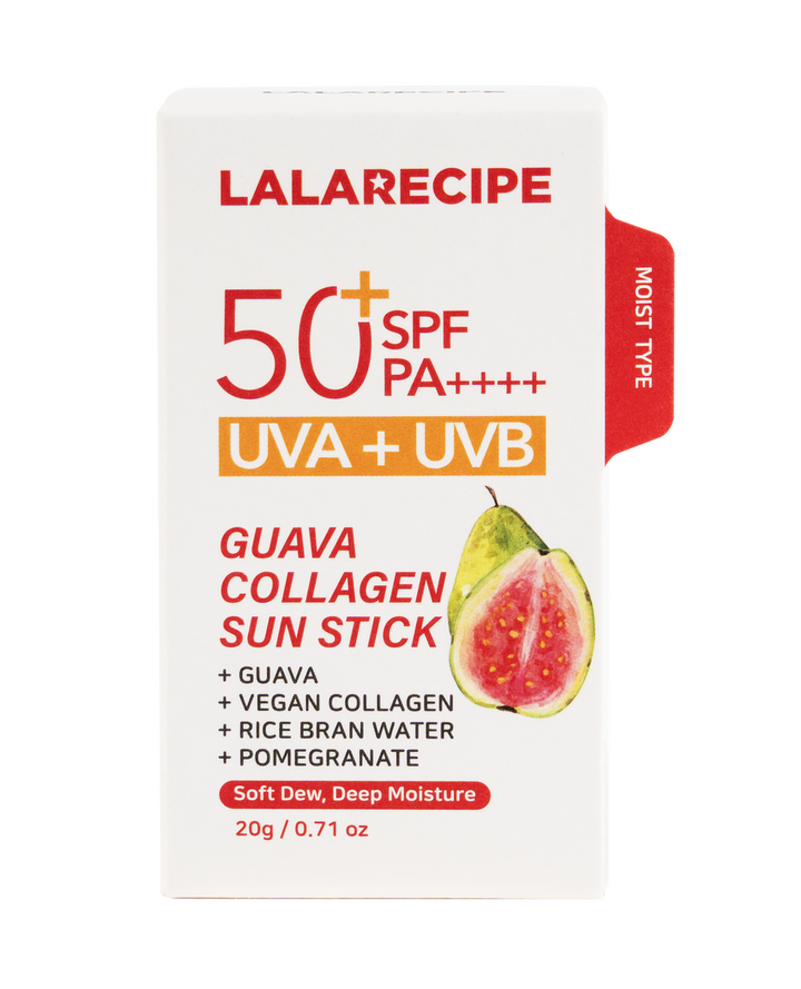 LALARECIPE Guava Collagen Sun Stick SPF50+ PA++++ 20g