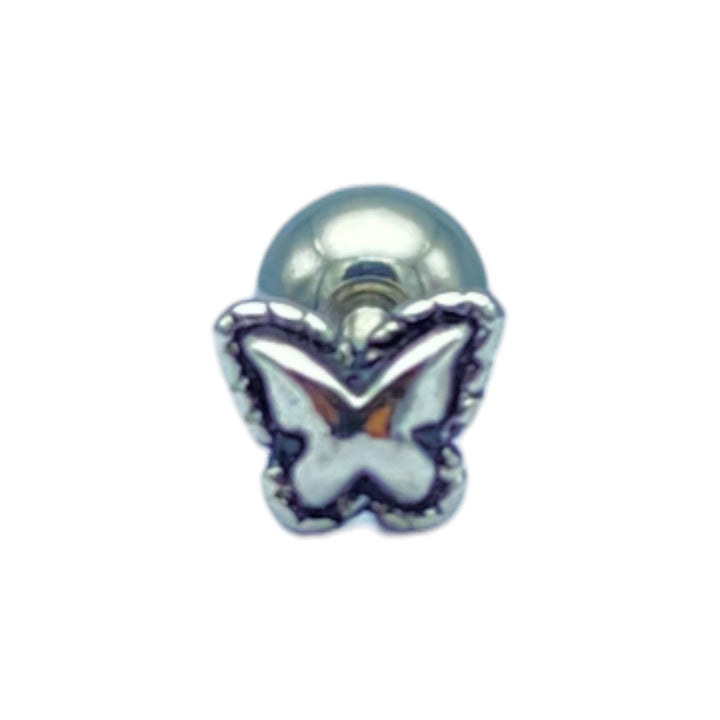 etreM Vintage Butterfly Piercing for ear, featuring a delicate butterfly design with intricate detailing, crafted from high-quality materials for a timeless and elegant look. 