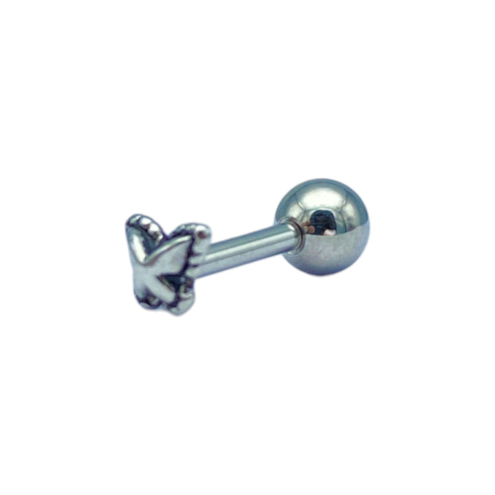 etreM Vintage Butterfly Piercing for ear, featuring a delicate butterfly design with intricate detailing, crafted from high-quality materials for a timeless and elegant look. 