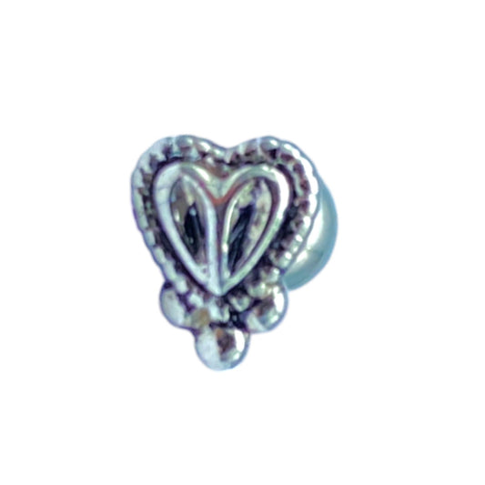 Vintage heart pattern Piercing [Ear] - UJUGLOW