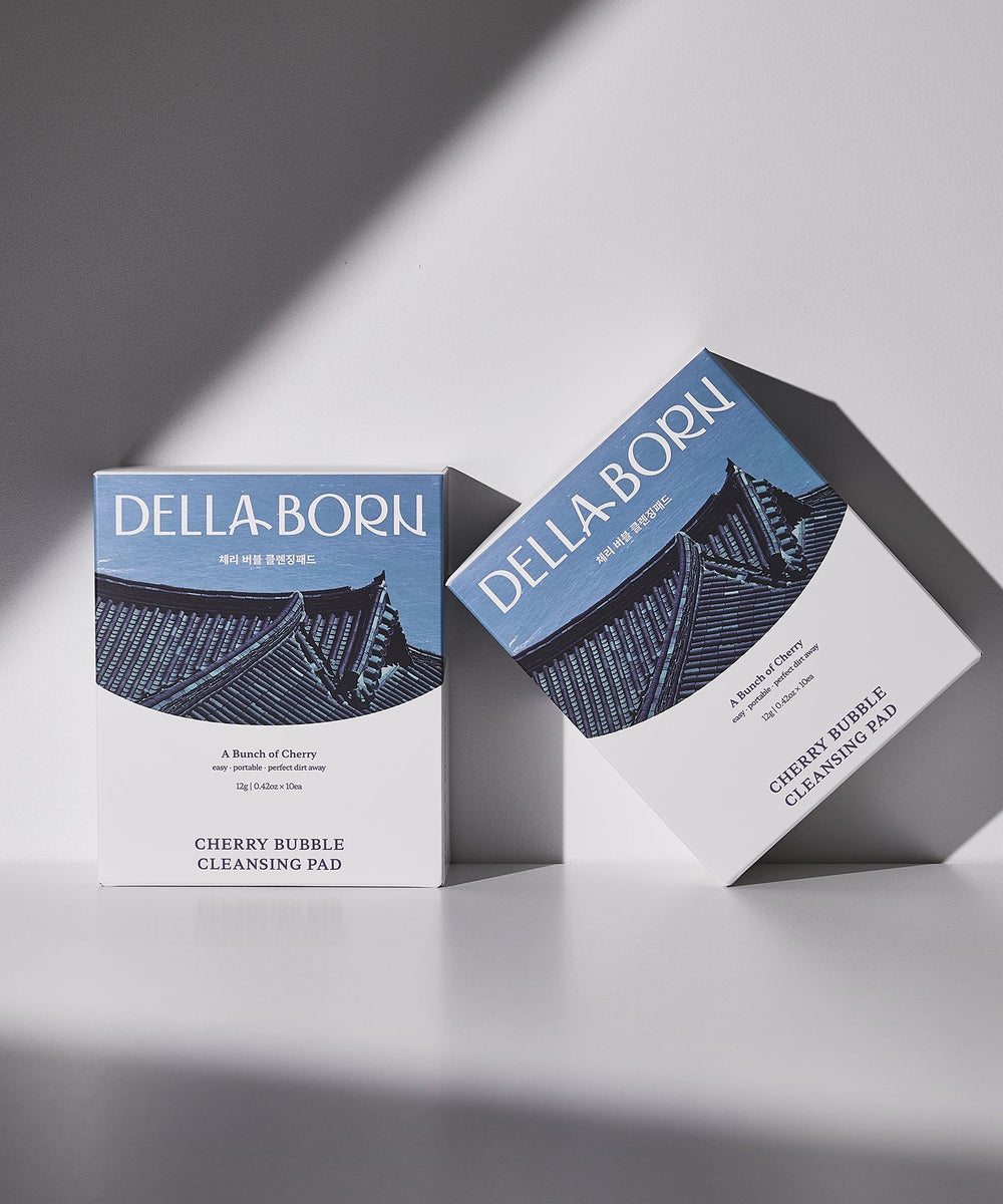 DELLA BORN Cherry Bubble Cleansing Pad [10ea] - UJUGLOW