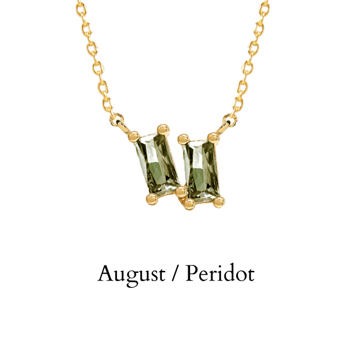 etreM Birth Stone Necklace - UJUGLOW