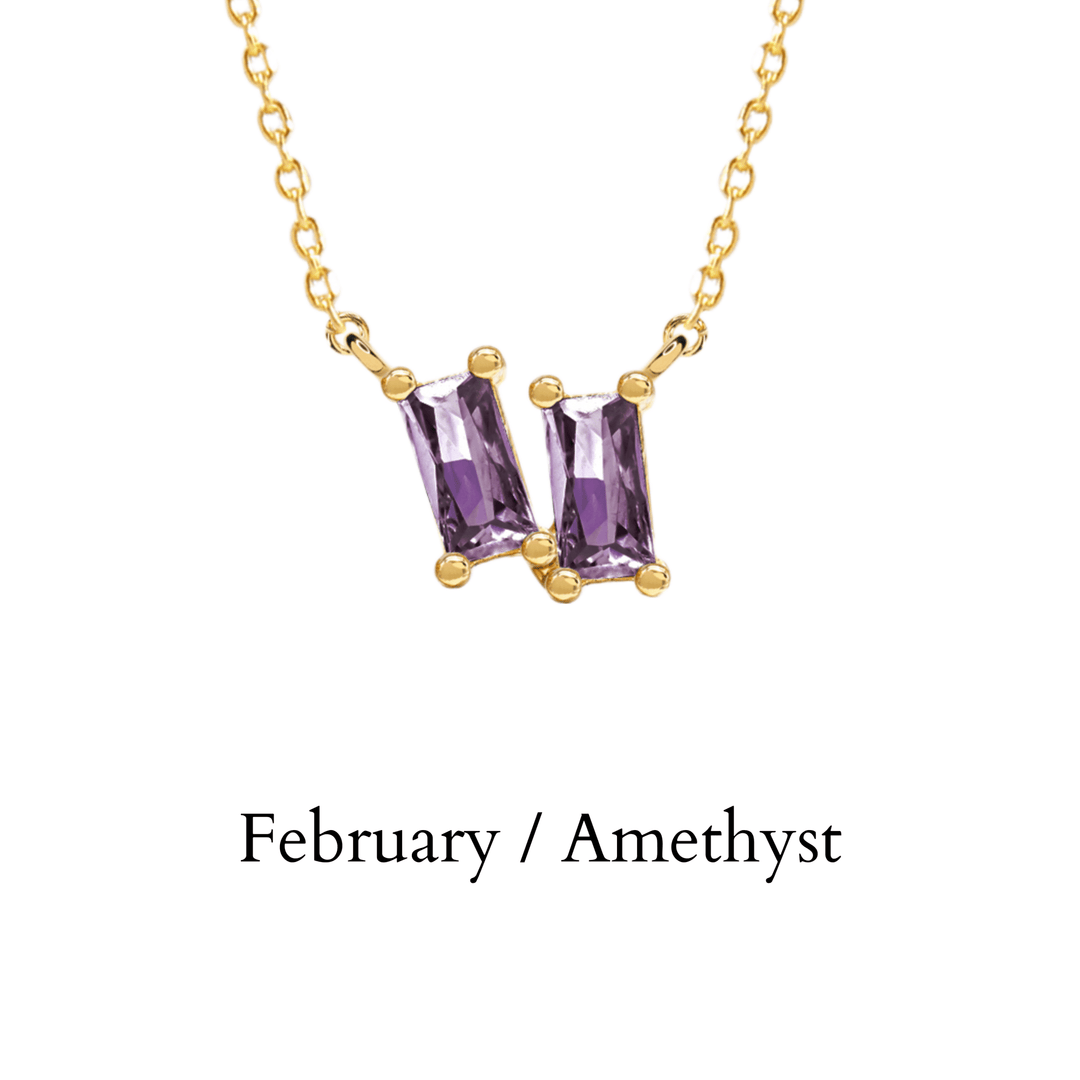 etreM Birth Stone Necklace - UJUGLOW