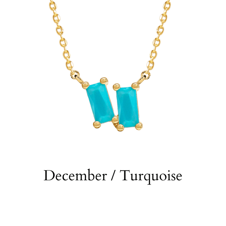etreM Birth Stone Necklace - UJUGLOW