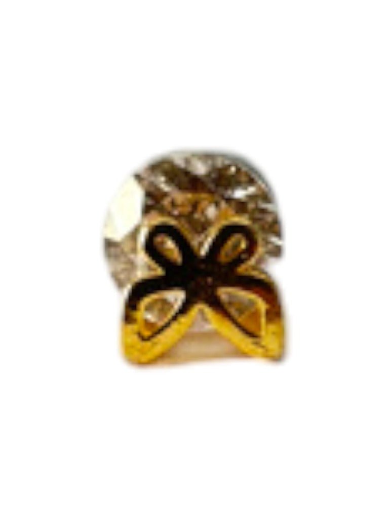 etreM Butterfly on Cubic Gold Piercing [Ear] - UJUGLOW