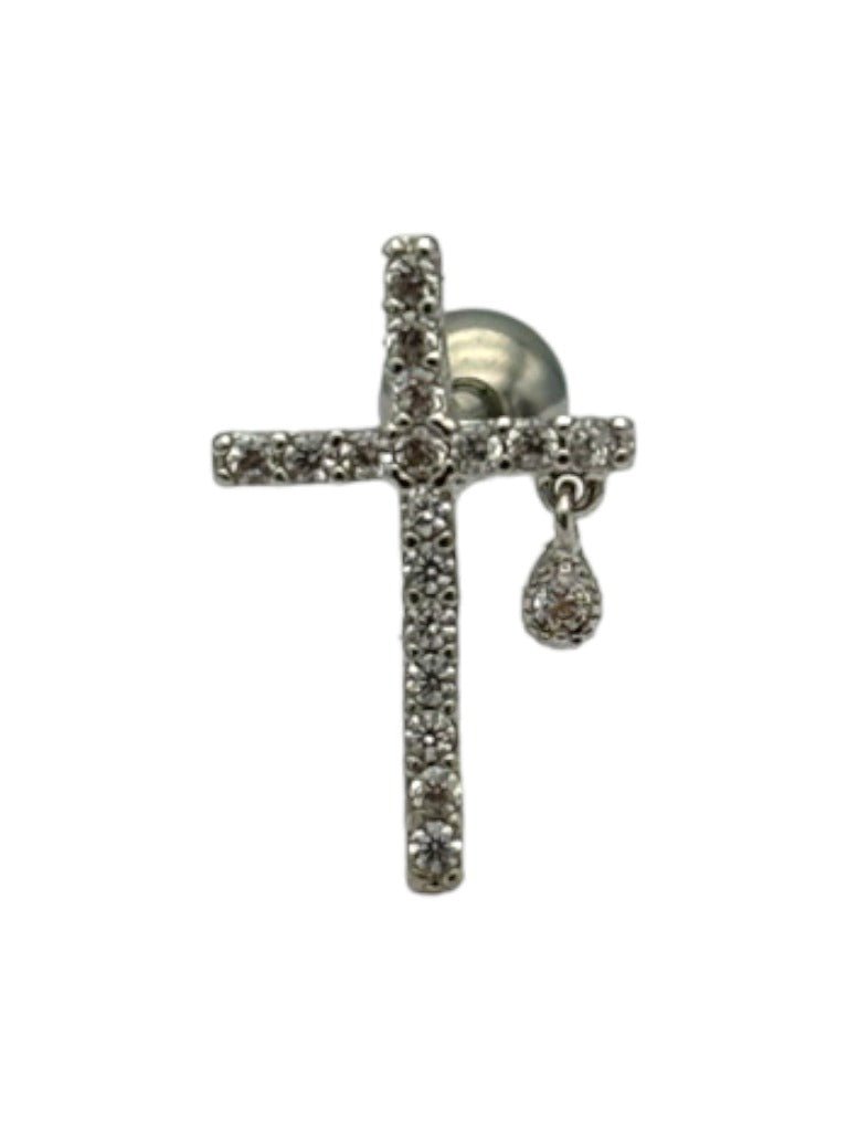 etreM Cross of Tears Piercing [Ear] - UJUGLOW