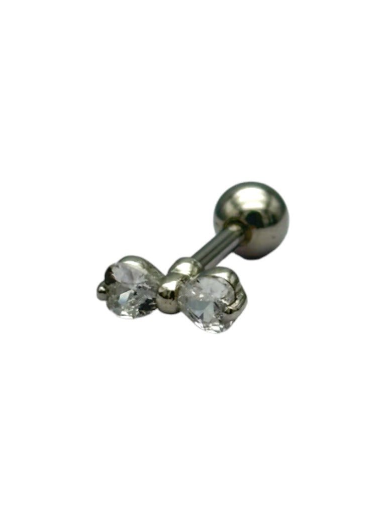 etreM Cubic Ribbon Piercing [Ear] - UJUGLOW