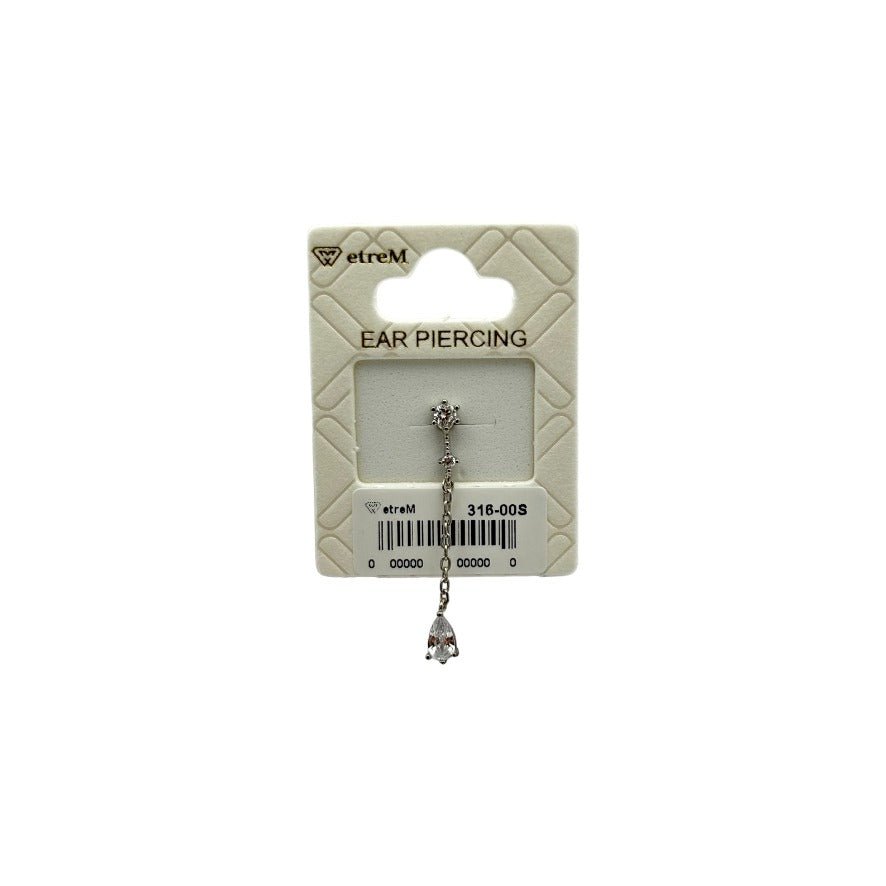 etreM Drop Tear Piercing [Ear] - UJUGLOW