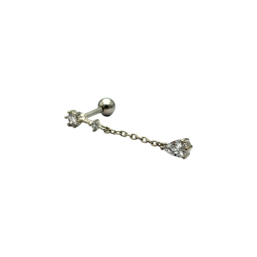 etreM Drop Tear Piercing [Ear] - UJUGLOW