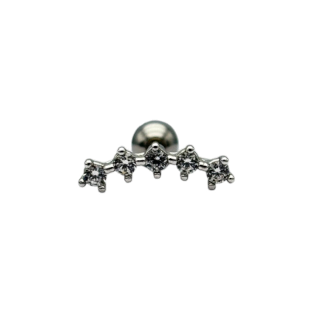 etreM Five Cubics Piercing [Ear] - UJUGLOW