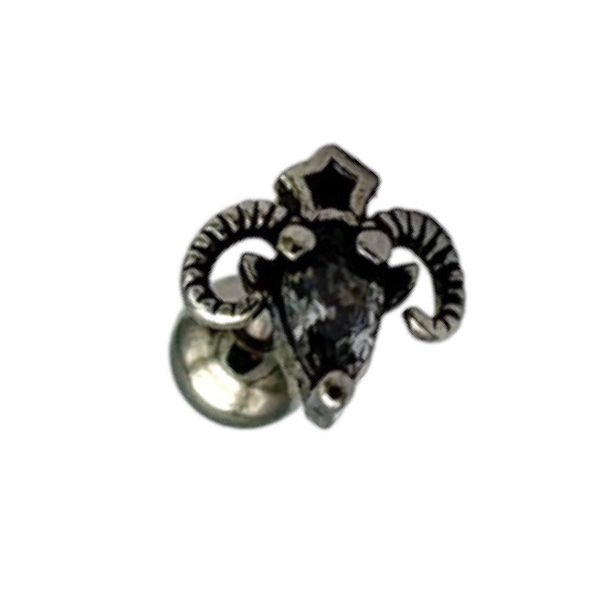 etreM Goat Head Piercing [Ear] - UJUGLOW