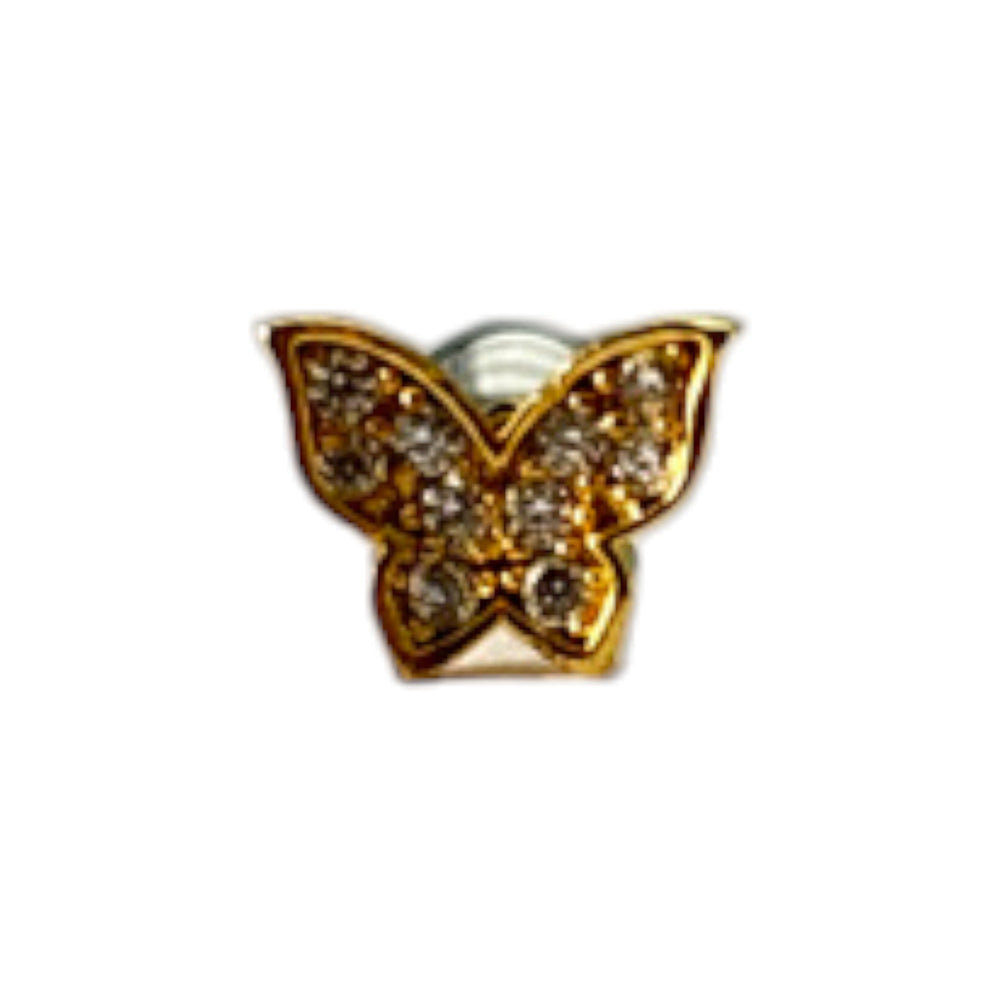 etreM Gold Butterfly Piercing [Ear] - UJUGLOW