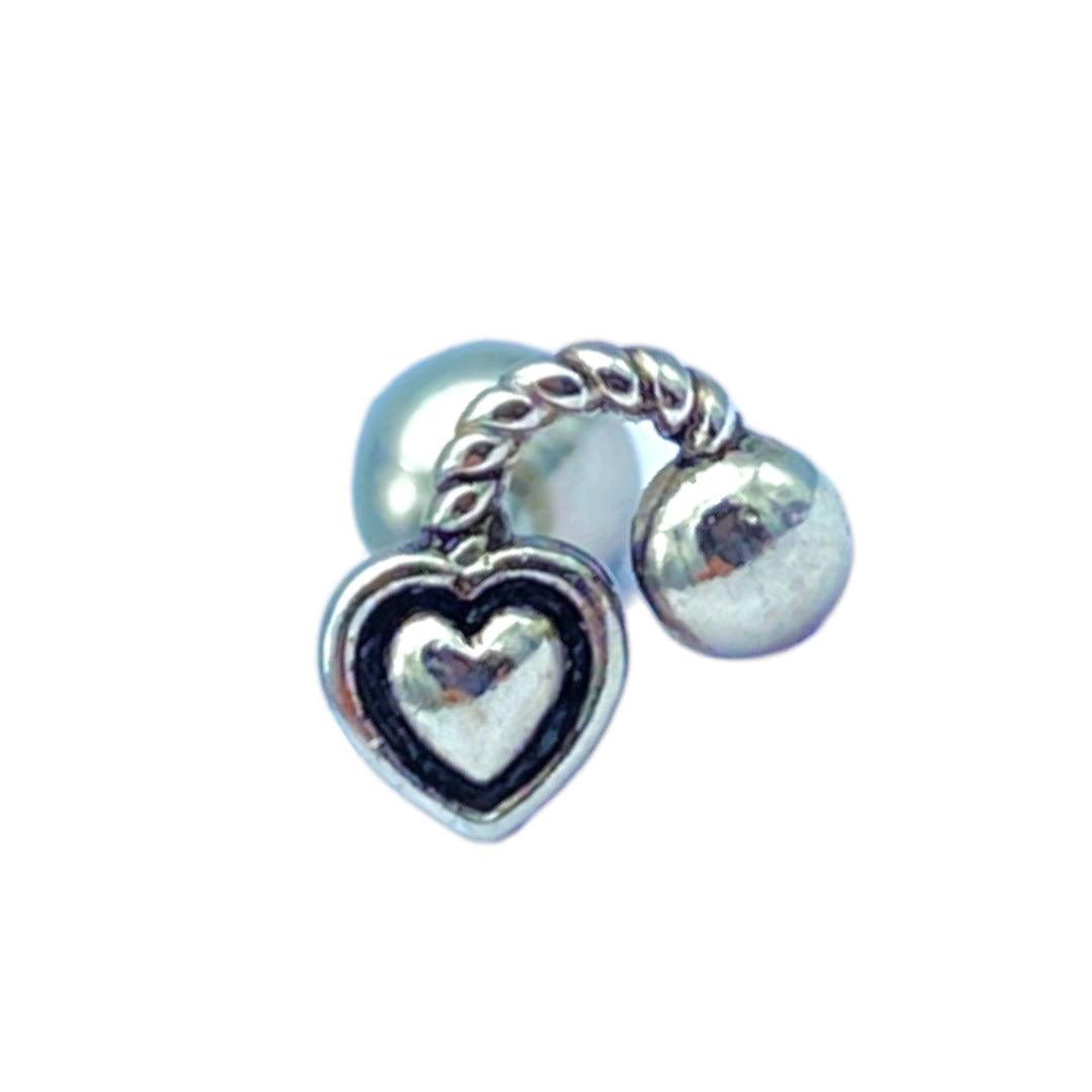etreM Heart Keychain Piercing [8.0mm] - UJUGLOW