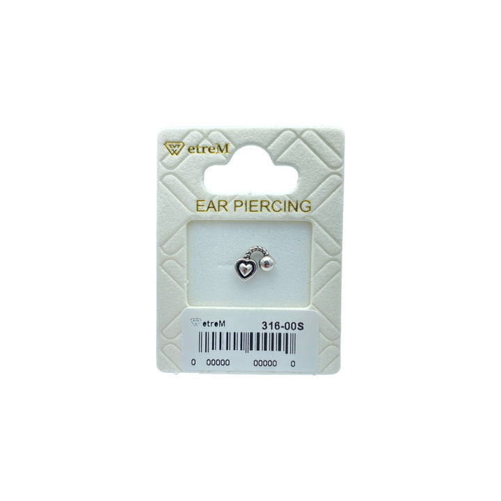 etreM Heart Keychain Piercing [8.0mm] - UJUGLOW