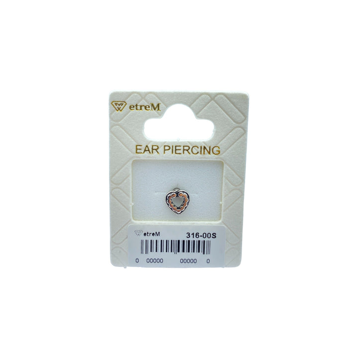 etreM Vintage Heart Stepping Stones Piercing [Ear] - UJUGLOW