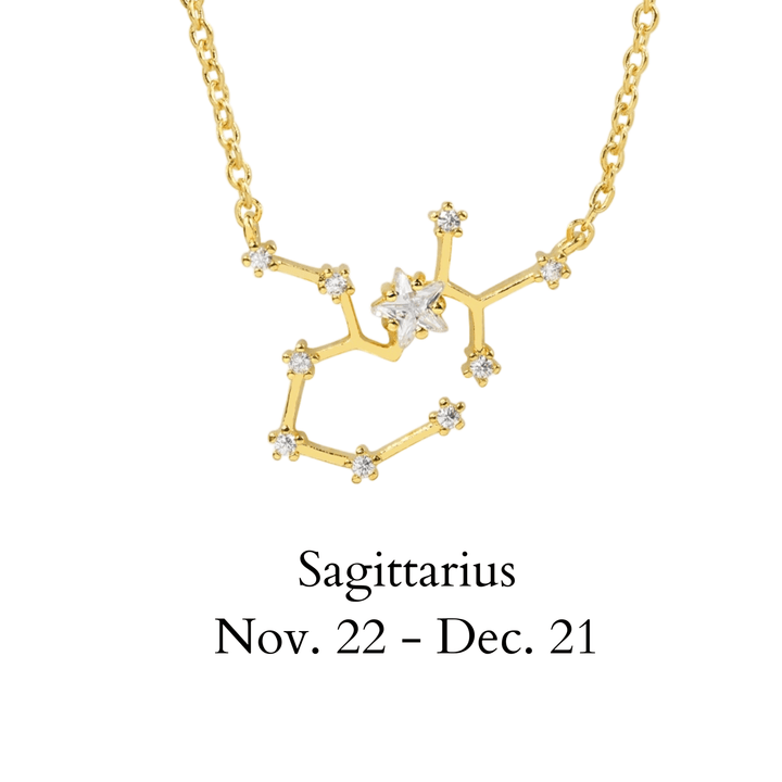 etreM Zodiac Sign Necklace - UJUGLOW