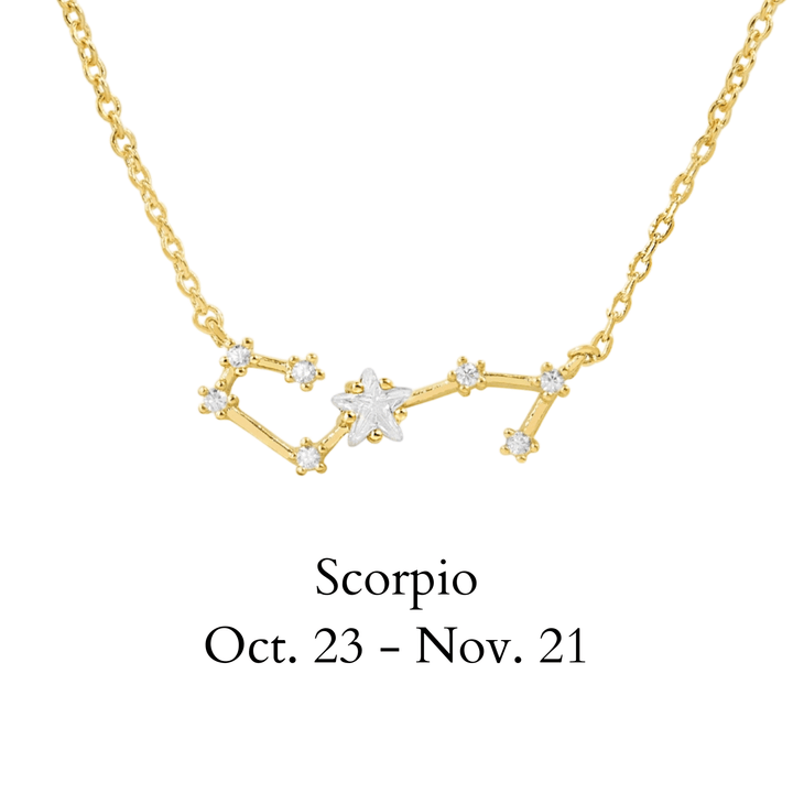 etreM Zodiac Sign Necklace - UJUGLOW