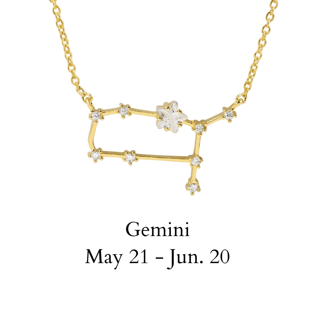 etreM Zodiac Sign Necklace - UJUGLOW