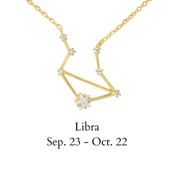 etreM Zodiac Sign Necklace - UJUGLOW
