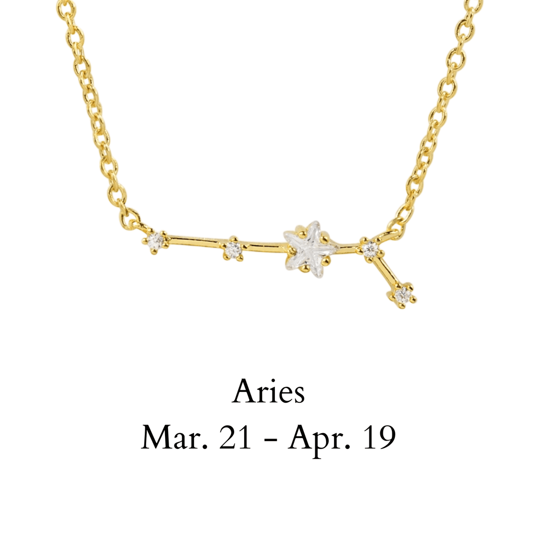 etreM Zodiac Sign Necklace - UJUGLOW