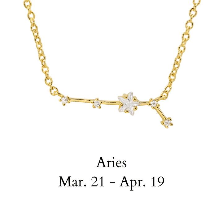 etreM Zodiac Sign Necklace - UJUGLOW