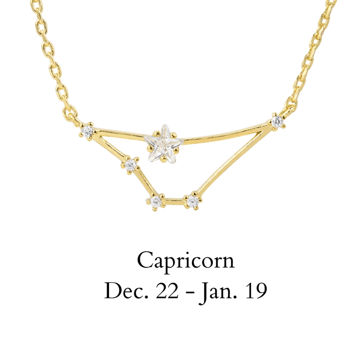 etreM Zodiac Sign Necklace - UJUGLOW