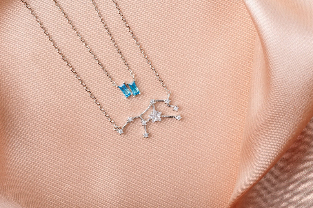 etreM Zodiac Sign Necklace - UJUGLOW
