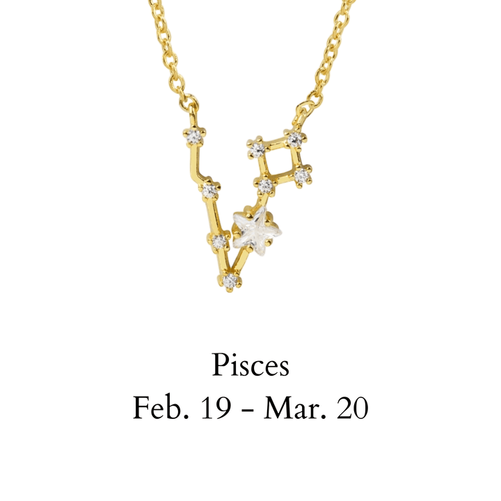 etreM Zodiac Sign Necklace - UJUGLOW