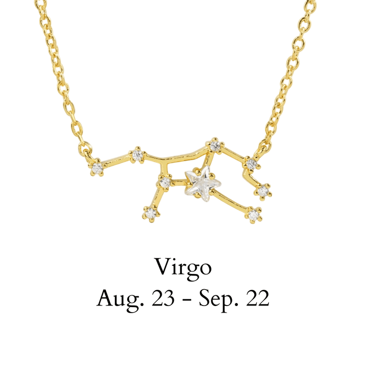 etreM Zodiac Sign Necklace - UJUGLOW
