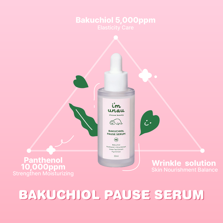 imunau Bakuchiol Pause Serum [30ml] - UJUGLOW