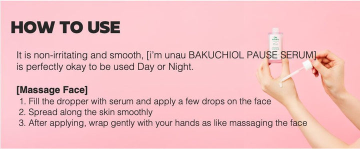 imunau Bakuchiol Pause Serum [30ml] - UJUGLOW