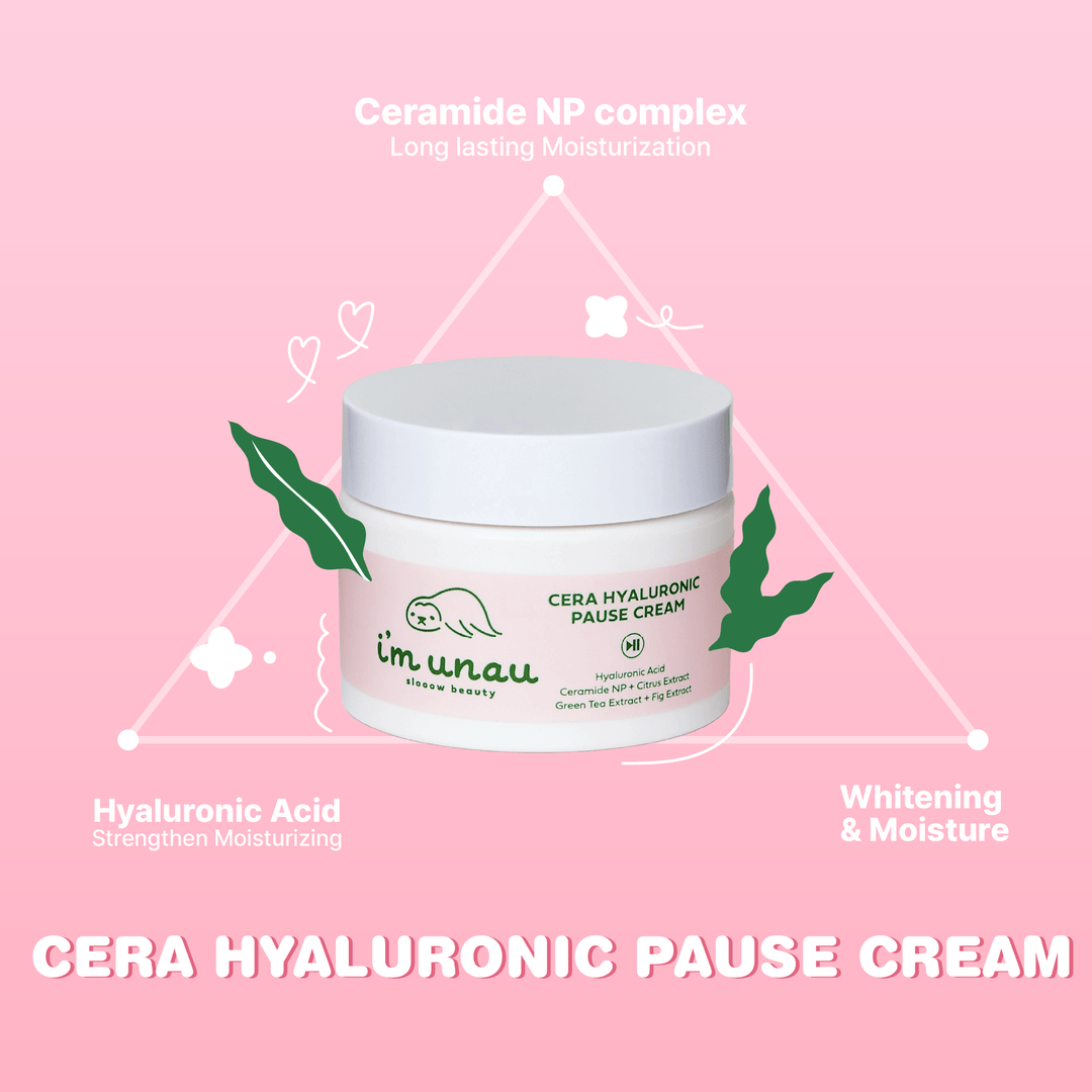 imunau Cera Hyaluronic Pause Cream [50ml] - UJUGLOW