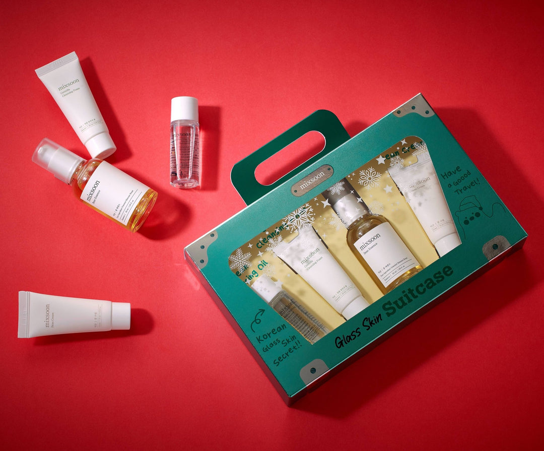 mixsoon Glass Skin Suitcase [20ml+20ml+50ml+15ml] - UJUGLOW