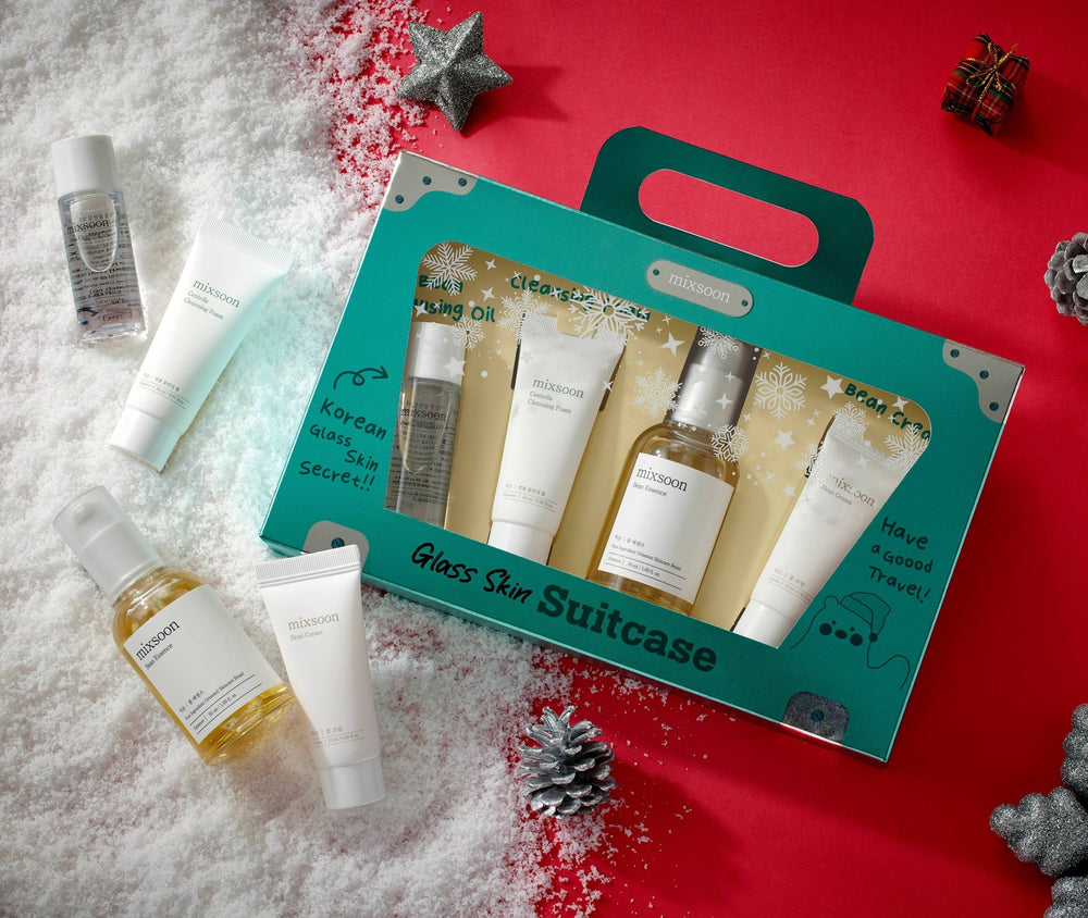 mixsoon Glass Skin Suitcase [20ml+20ml+50ml+15ml] - UJUGLOW