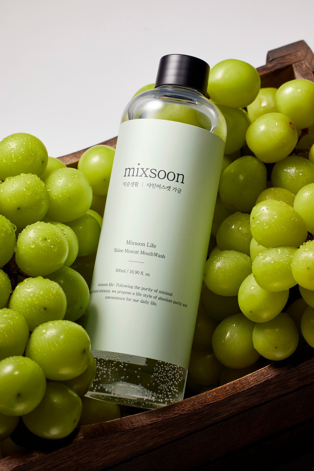 mixsoon Life Mild Mouthwash (Shine Muscat Scent) [500ml] - UJUGLOW