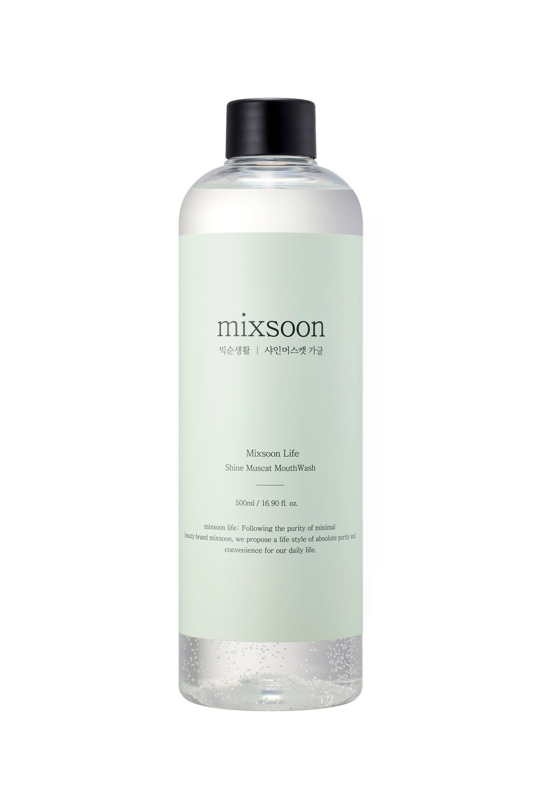 mixsoon Life Mild Mouthwash (Shine Muscat Scent) [500ml] - UJUGLOW