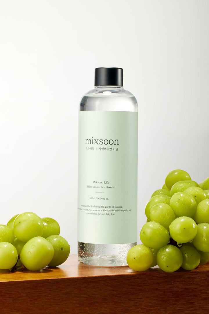 mixsoon Life Mild Mouthwash (Shine Muscat Scent) [500ml] - UJUGLOW
