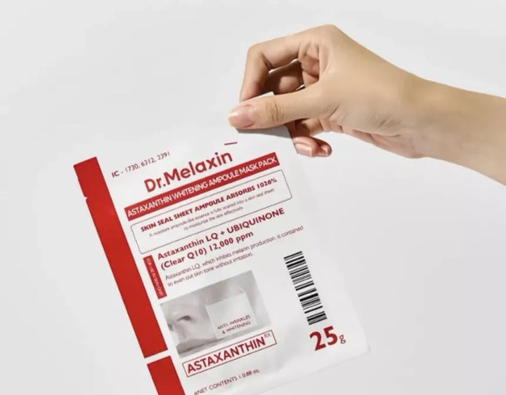 Dr.Melaxin Astaxanthin Whitening Ampoule Mask Pack [25g x 5ea]